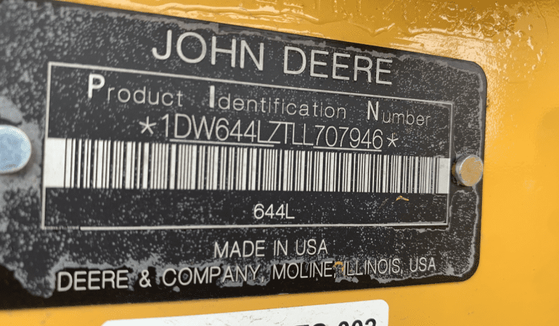 2020 John Deere 644L full