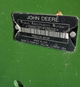 2017 JOHN DEERE 9370R full