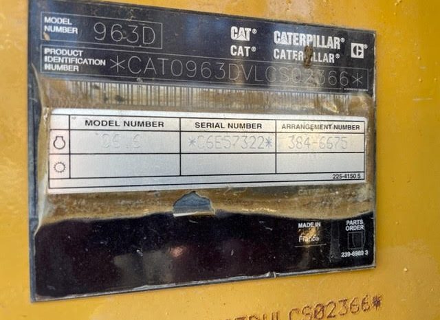 2015 CATERPILLAR 963D full