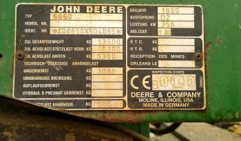 1999 John Deere 6850 Forage Harvester full