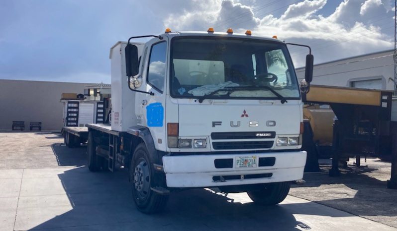 2007 Mitsubishi FM 330 with, 2022 Hooper Equipment Trailer, 22.5 Ton, Gooseneck and 2006 PJ Dump Hurricane Clean Up Trailer, 10 Ton, Gooseneck. full